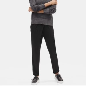 EILEEN Fisher Jersey knit Faux Wrap Slouchy Ankle Pants Size Small